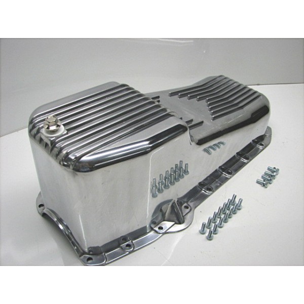 CHEVY SBC HOT ROD PRO ALLOY OIL PAN 86' on 305350 EXCLUSIVE!!